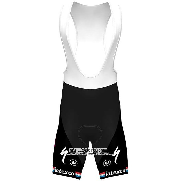 2020 Maillot Ciclismo Deceuninck Quick Step Champion Pays Bas Manches Courtes et Cuissard